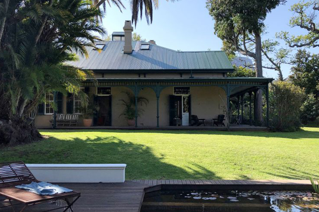 Secluded heritage home with a Victorian character and a pond at the foot of the garden which surrounds the house.